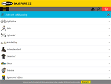 Tablet Screenshot of dajsport.cz